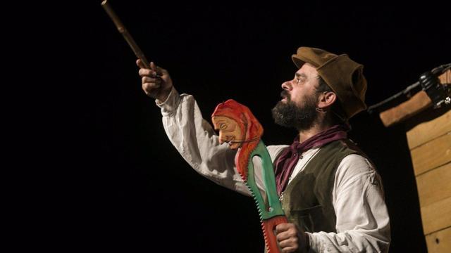 Actuación de Fantoches Baj, en una foto de archivo.