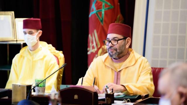 Mohamed VI y el príncipe heredero Mulay Hasán, en una imagen del pasado 23 de julio.