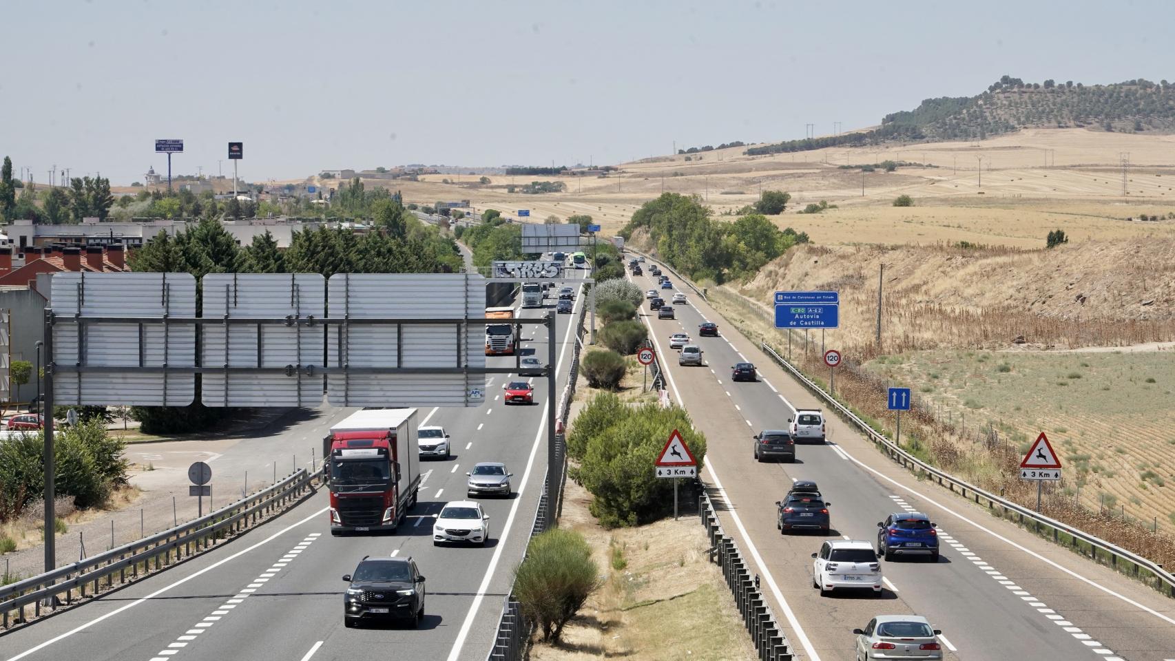 Tráfico fluido en la A-62 tras la congestión de vehículos