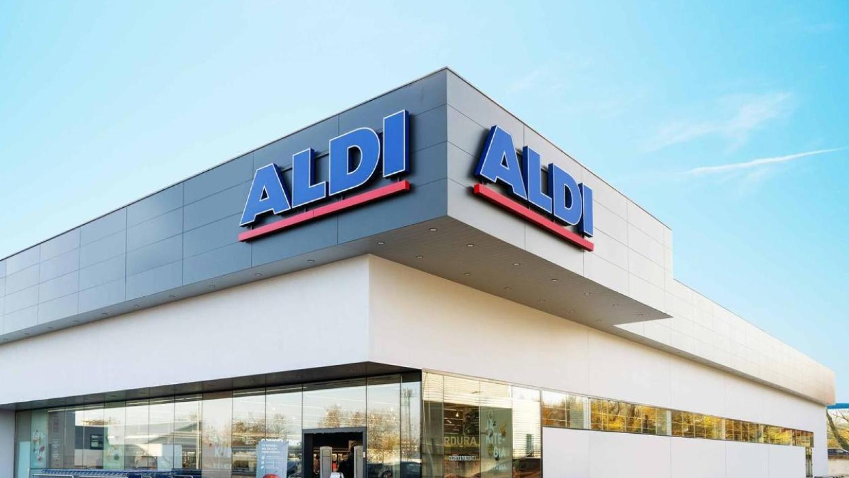 Fachada del supermercado Aldi.