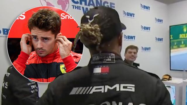 Hamilton y Verstappen se burlan de Ferrari