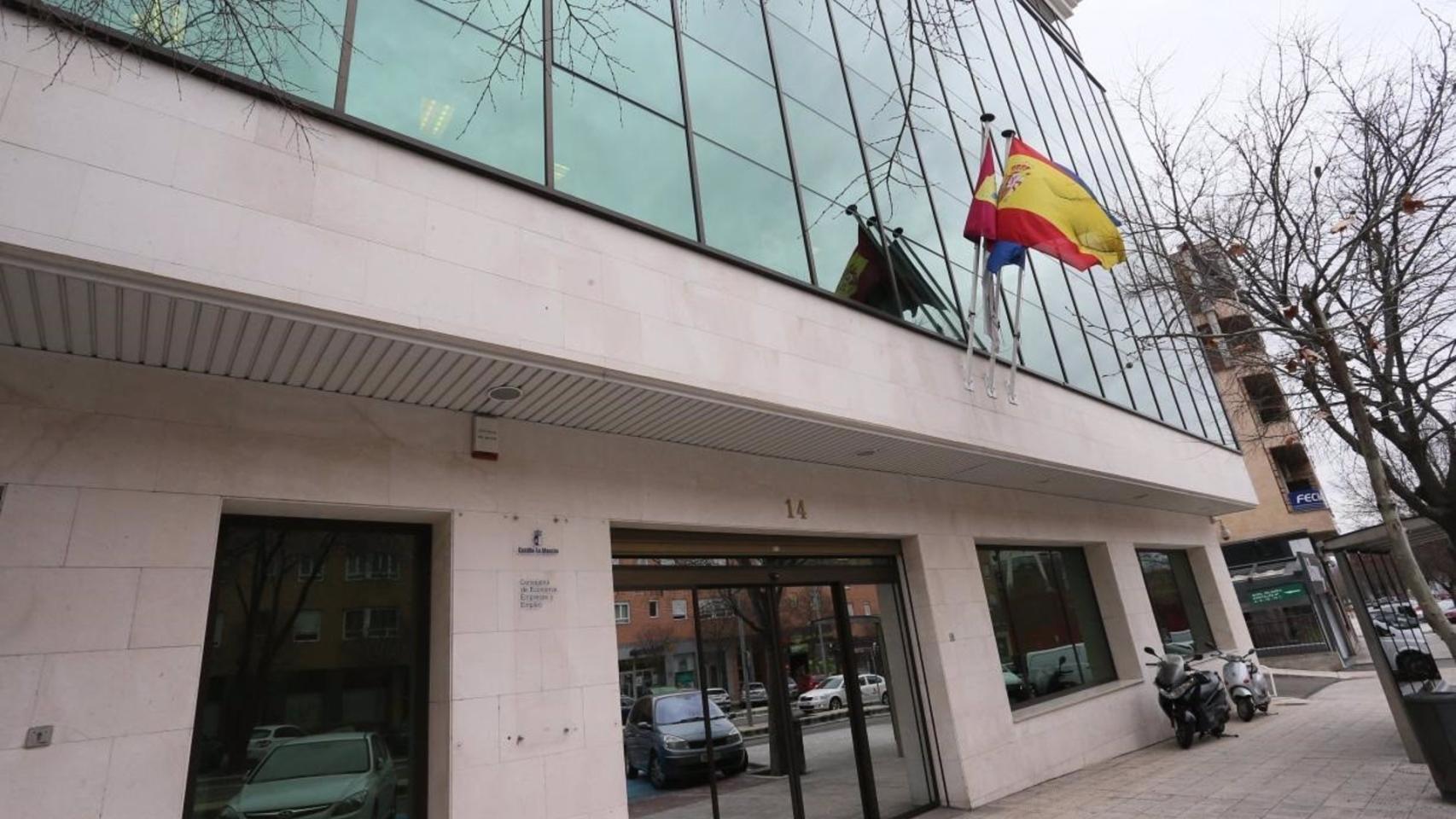 La sede de la Consejería de Economía, Empresas y Empleo de Castilla-La Mancha en Toledo.