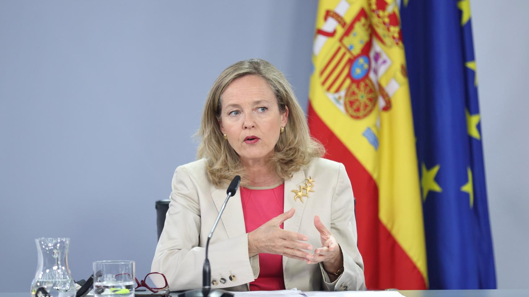 La vicepresidenta primera y ministra de Asuntos Económicos y Transformación Digital, Nadia Calviño