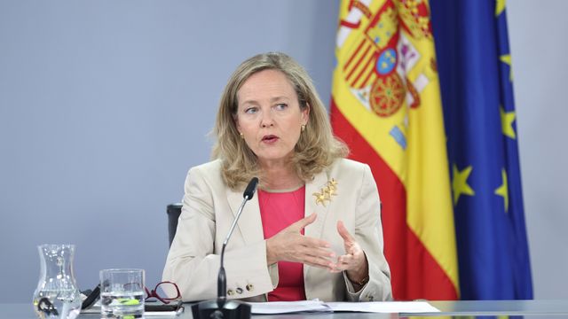 La vicepresidenta primera y ministra de Asuntos Económicos y Transformación Digital, Nadia Calviño