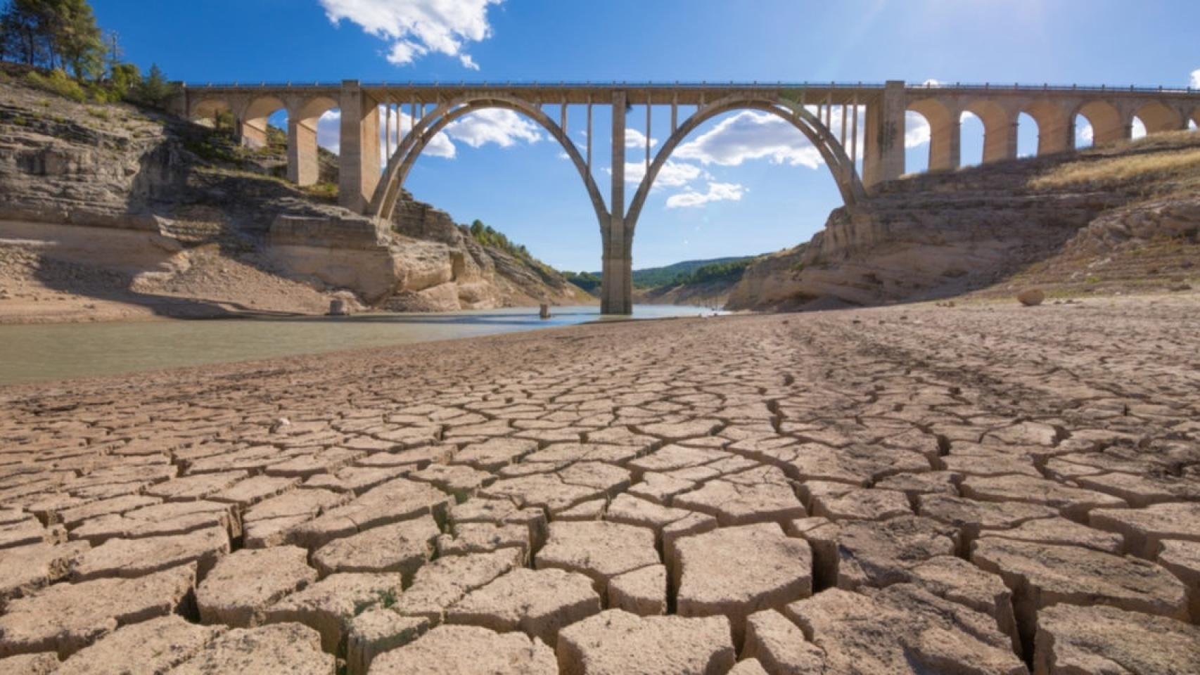 Sequía en el embalse de Entrepeñas, Guadalajara.