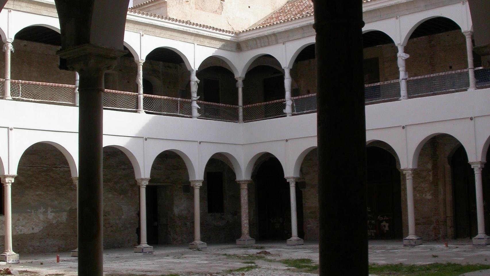 Imagen del interior del convento de la Trinidad, en Málaga.