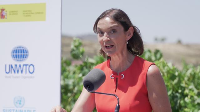 La ministra de Industria, Comercio y Turismo, Reyes Maroto