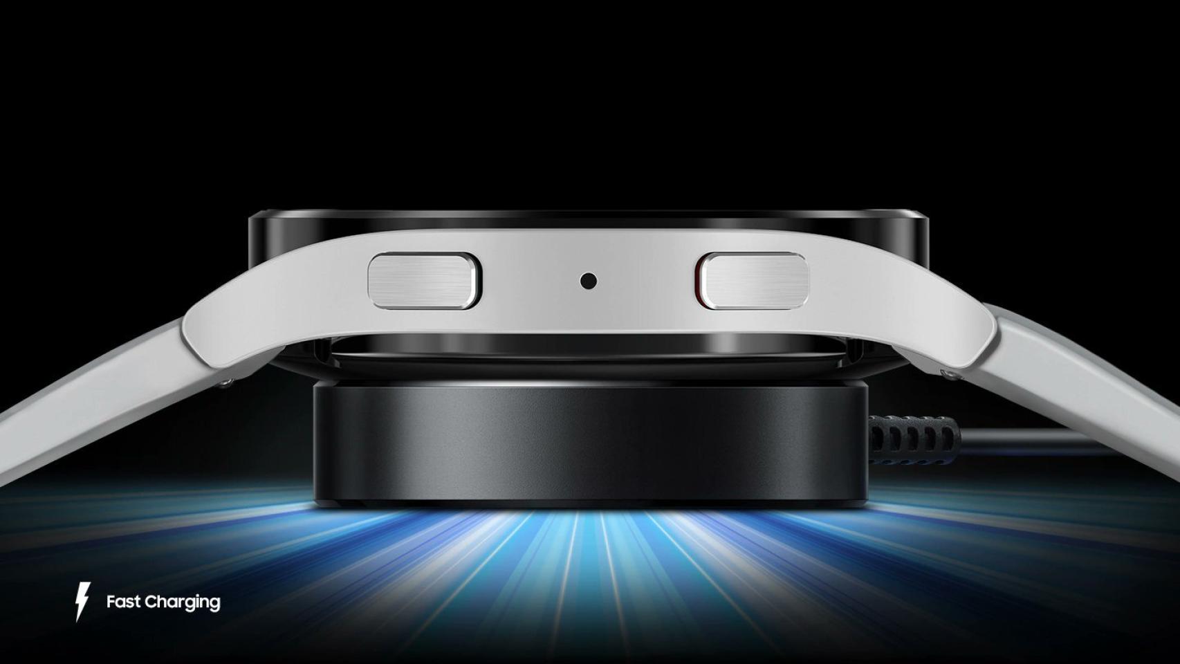La carga inalámbrica rápida llega a los relojes empezando por el Galaxy Watch 5