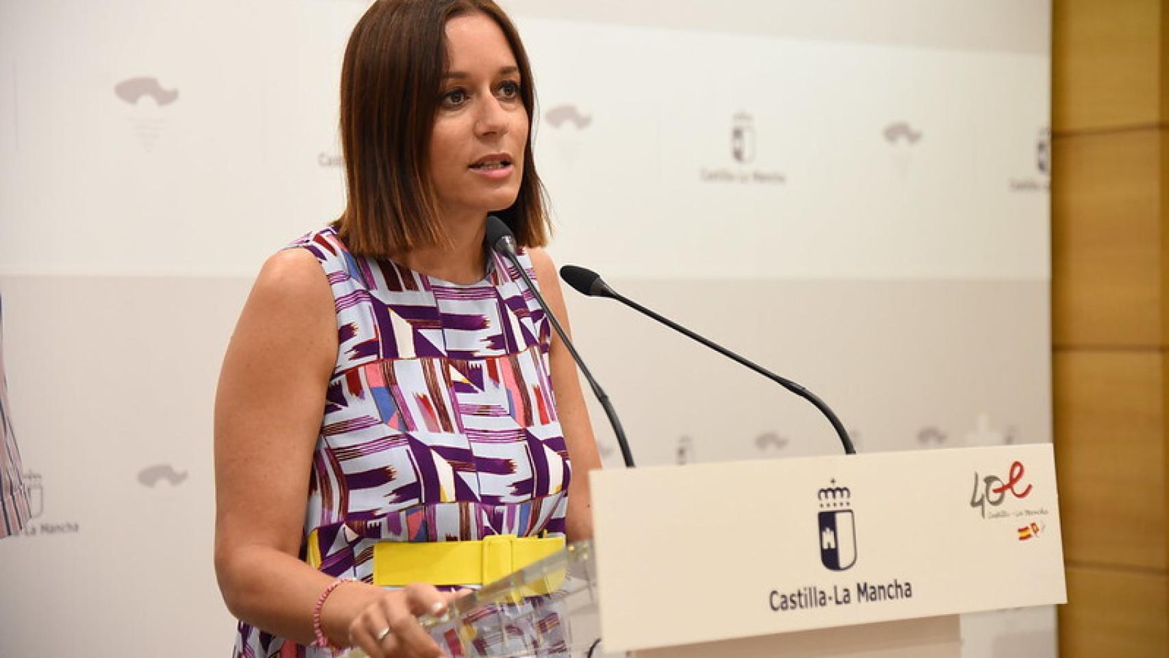 Ana Isabel Fernández Samper en rueda de prensa.