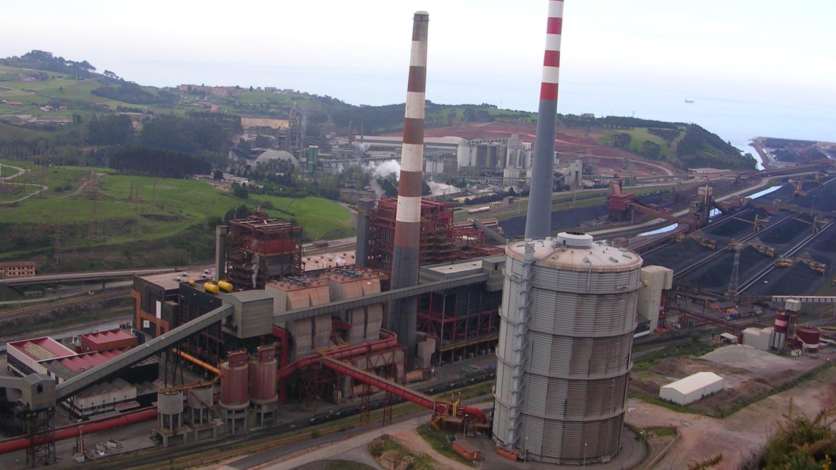 Central térmica de carbón.