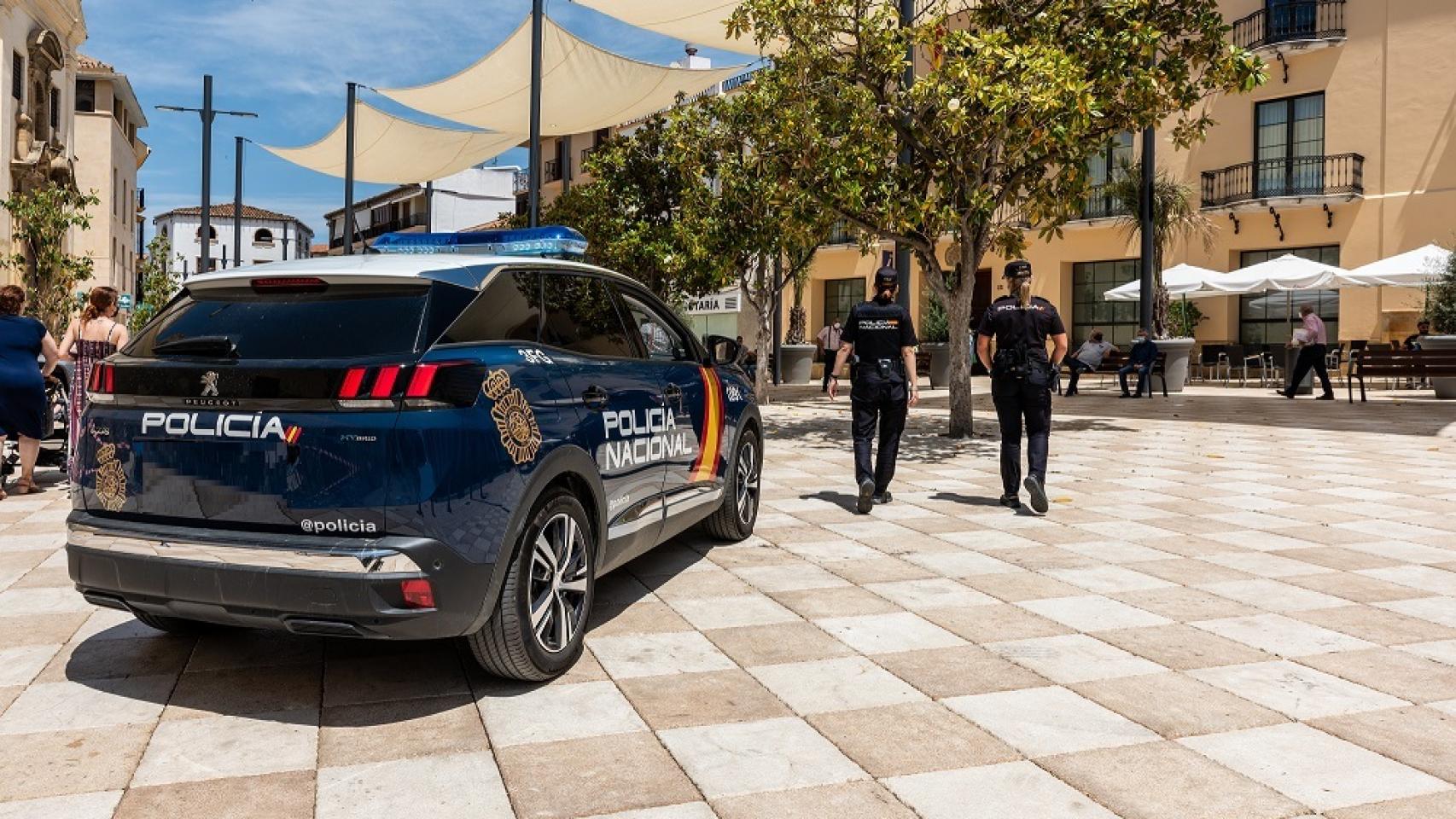 Imagen de un coche de la Policía Nacional.