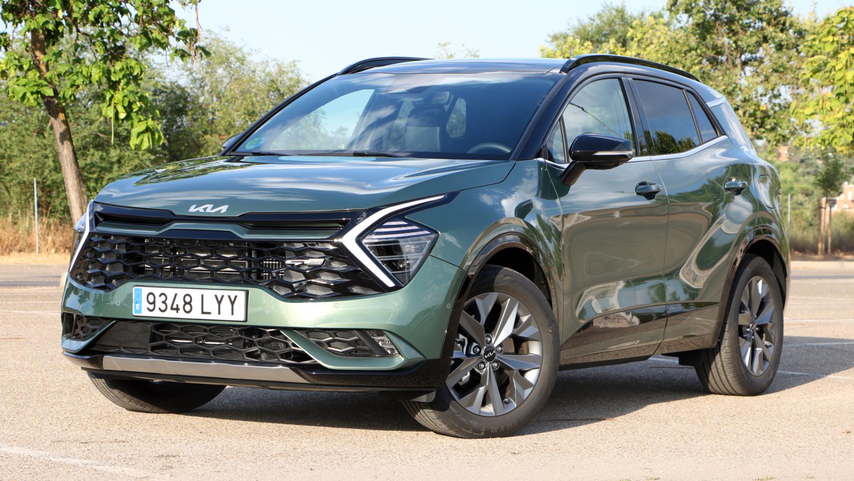 Versión probada del Kia Sportage, con el motor híbrido y etiqueta eco.