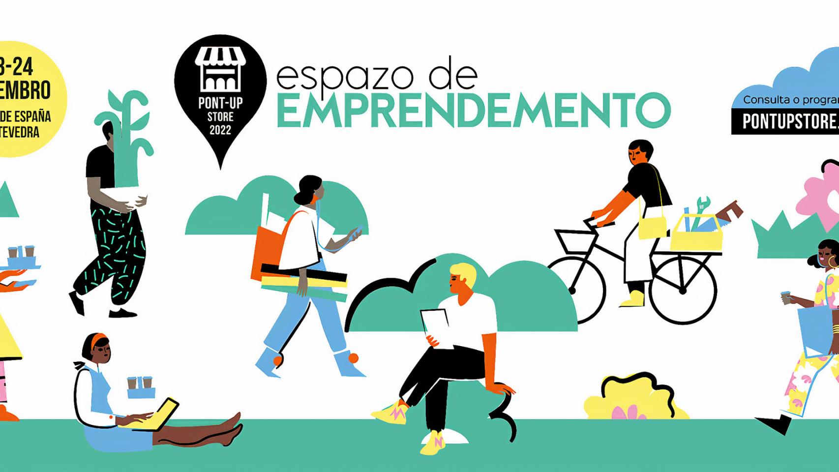 Cartel del evento Pont Up Store.