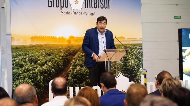 Ángel Muñoz, director general de Intersur, en un momento de su intervención