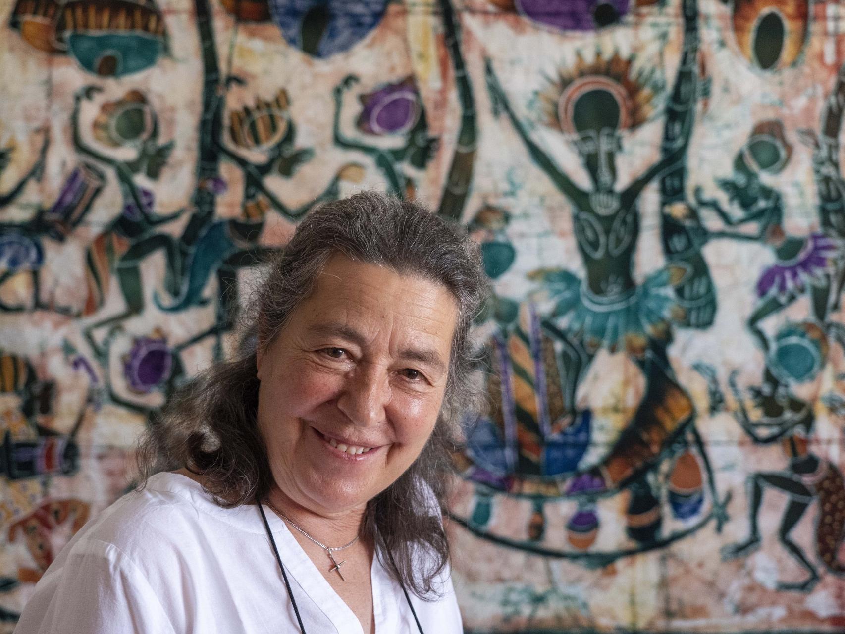 Lourdes Lluch, hospitalera en la localidad palentina de Fromista.