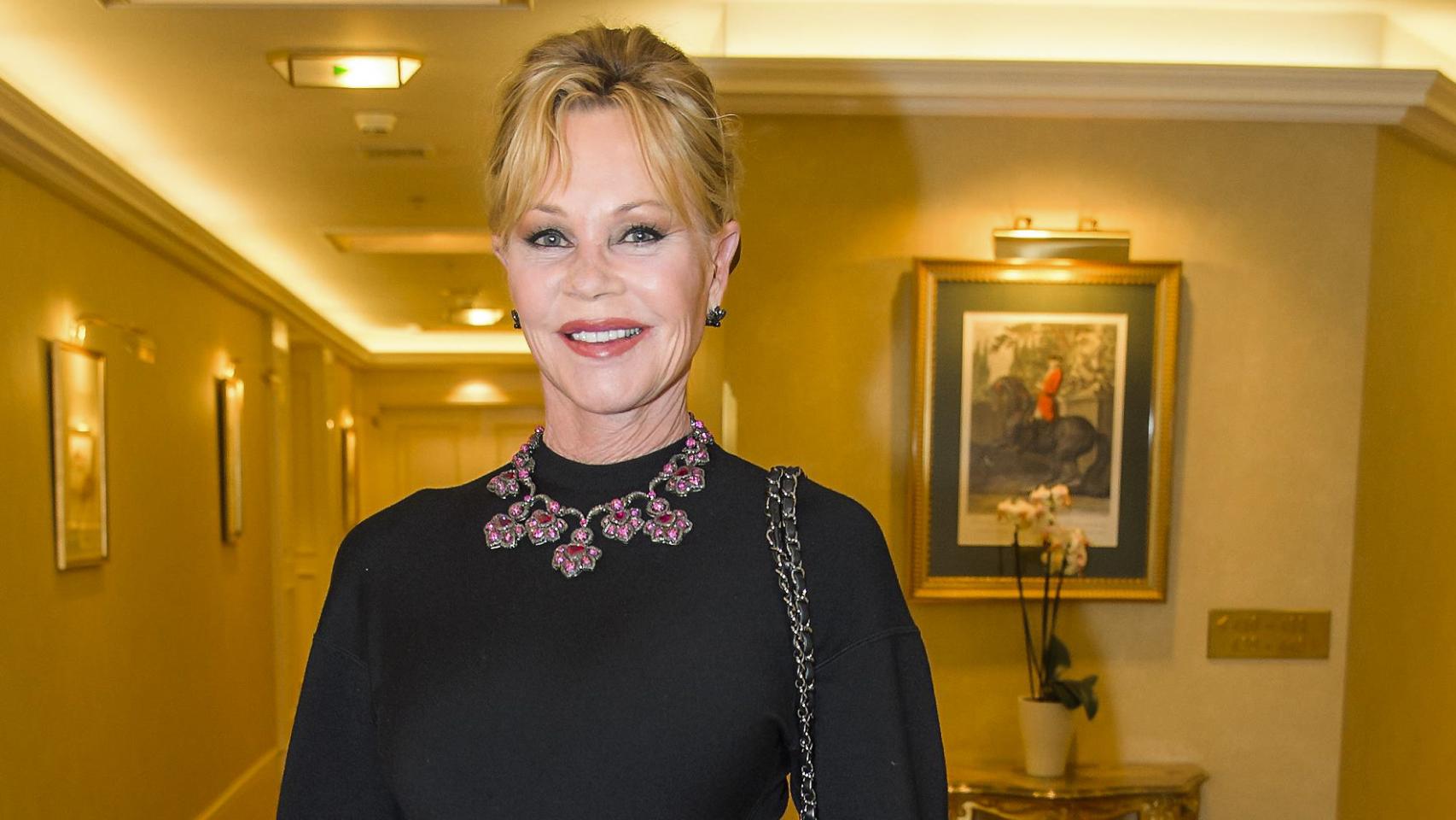 La actriz Melanie Griffith en un evento público en Viena en febrero de 2018.