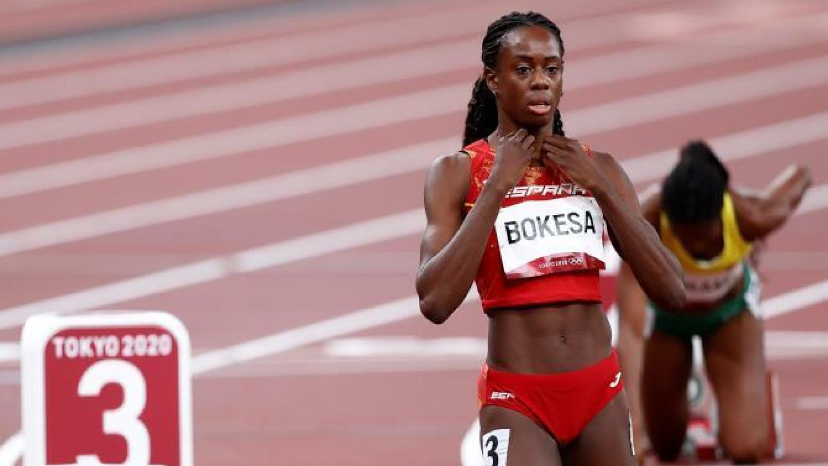 Aauri Bokesa, durante los Juegos Olímpicos de Tokio 2020
