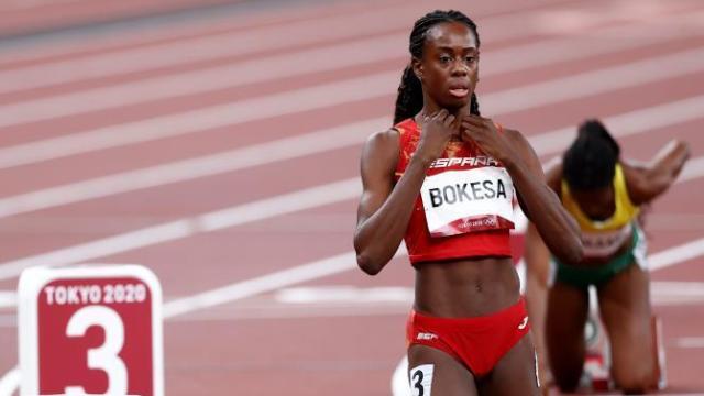Aauri Bokesa, durante los Juegos Olímpicos de Tokio 2020