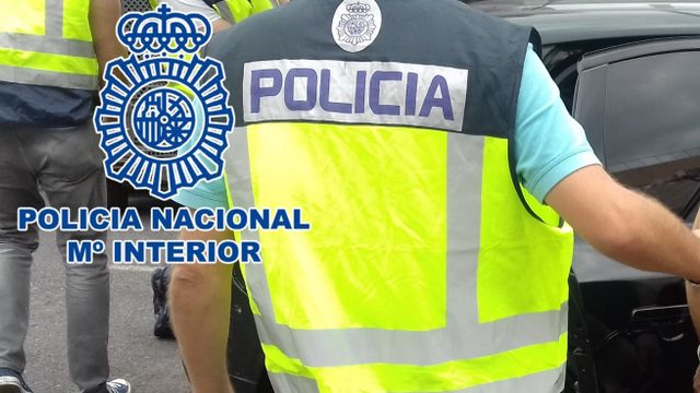 Momento de la detención por la Guardia Civil