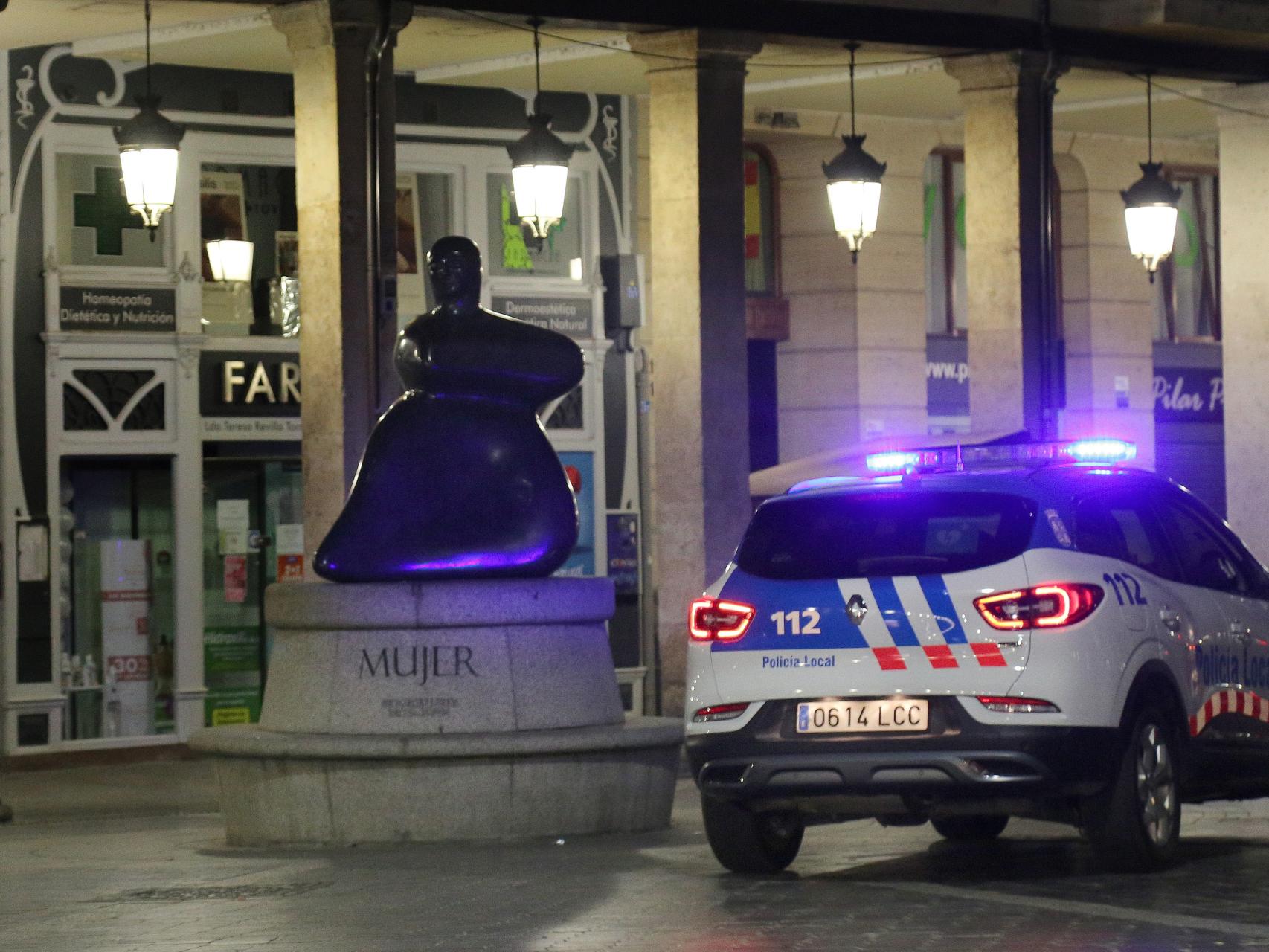 Imagen de un vehículo de la Policía Local de Palencia.
