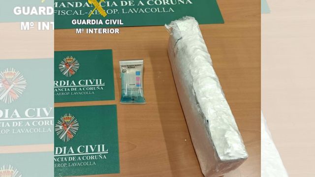 Paquete de cocaína sustraído en el aeropuerto de Santiago