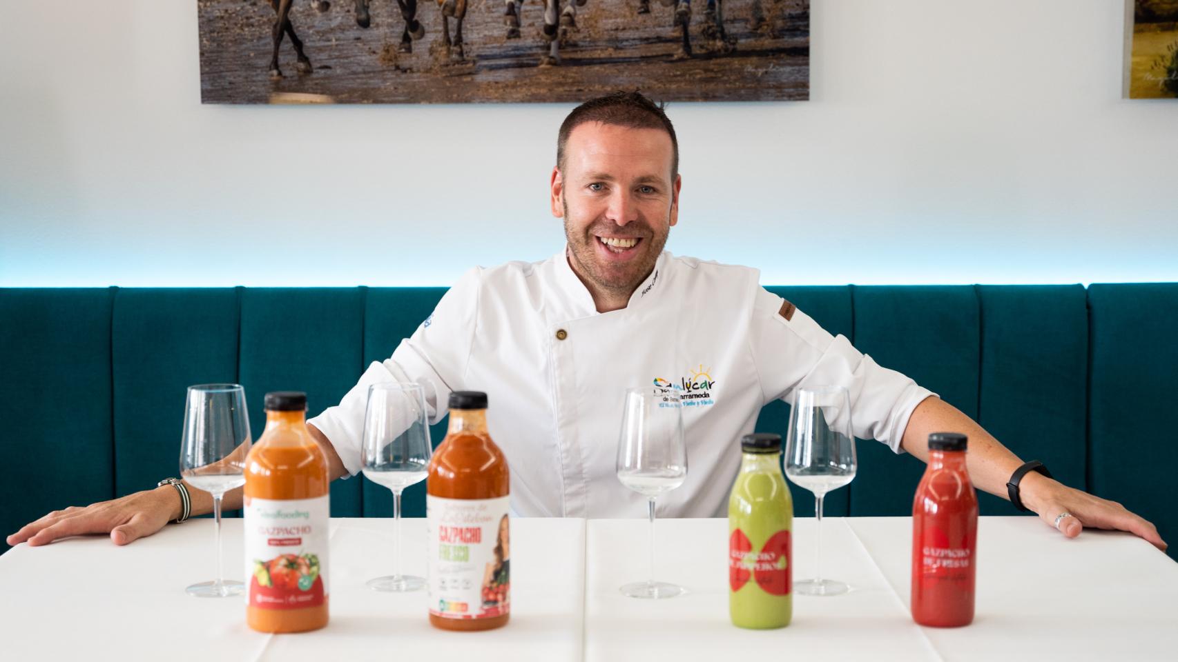 El chef Jose Calleja, propietario del restaurante Surtopía, en Madrid.
