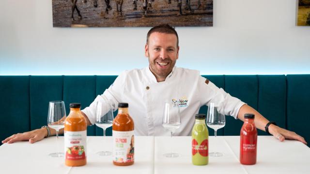 El chef Jose Calleja, propietario del restaurante Surtopía, en Madrid.
