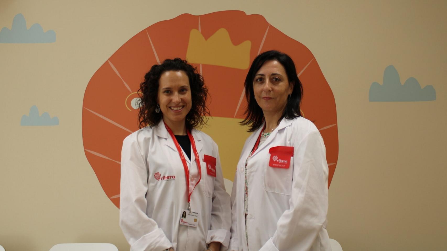 Pomba Liñares y Mónica Villar.