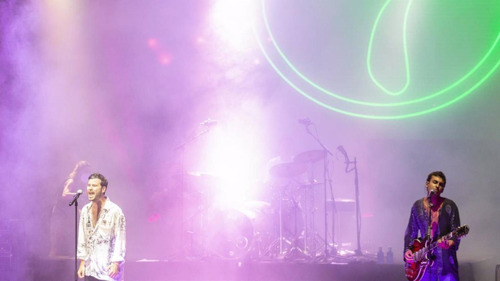 Imagen de un concierto de Taburete.