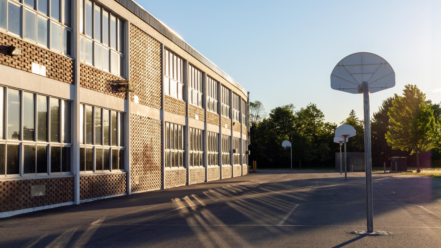 Imagen de archivo de un colegio.