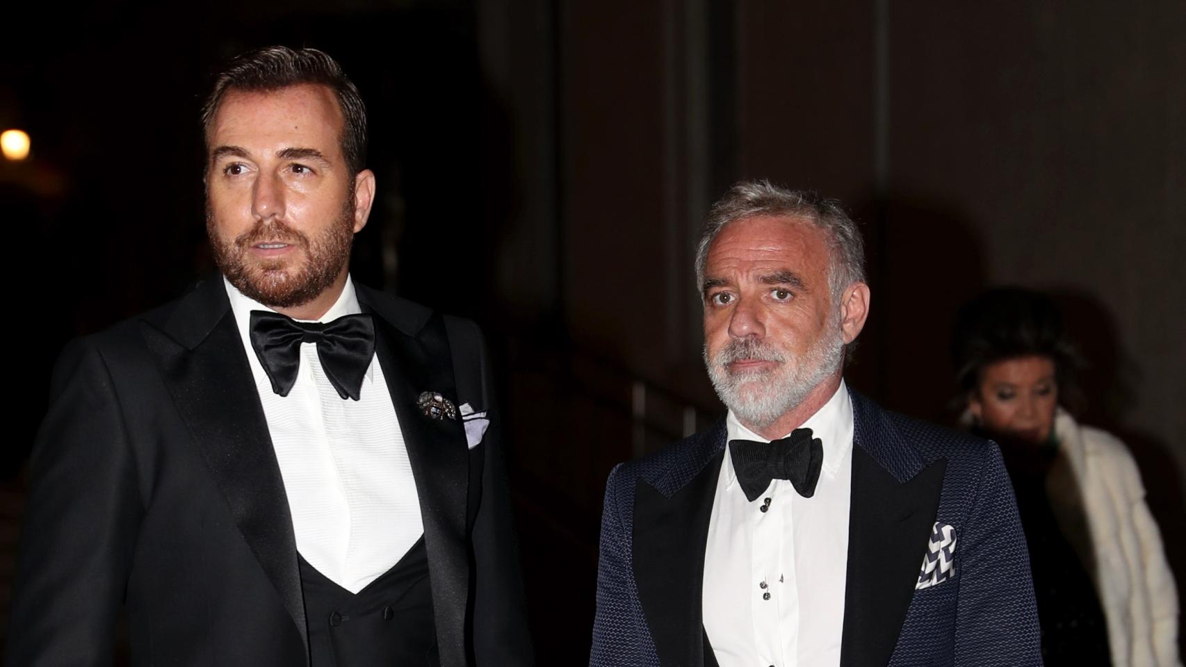 Joaquín Torres y su pareja, Raúl Prieto, en una imagen de archivo tomada en noviembre de 2019.