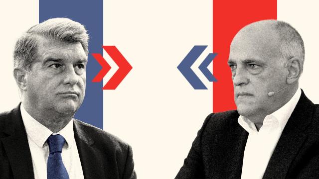 Joan Laporta y Javier Tebas