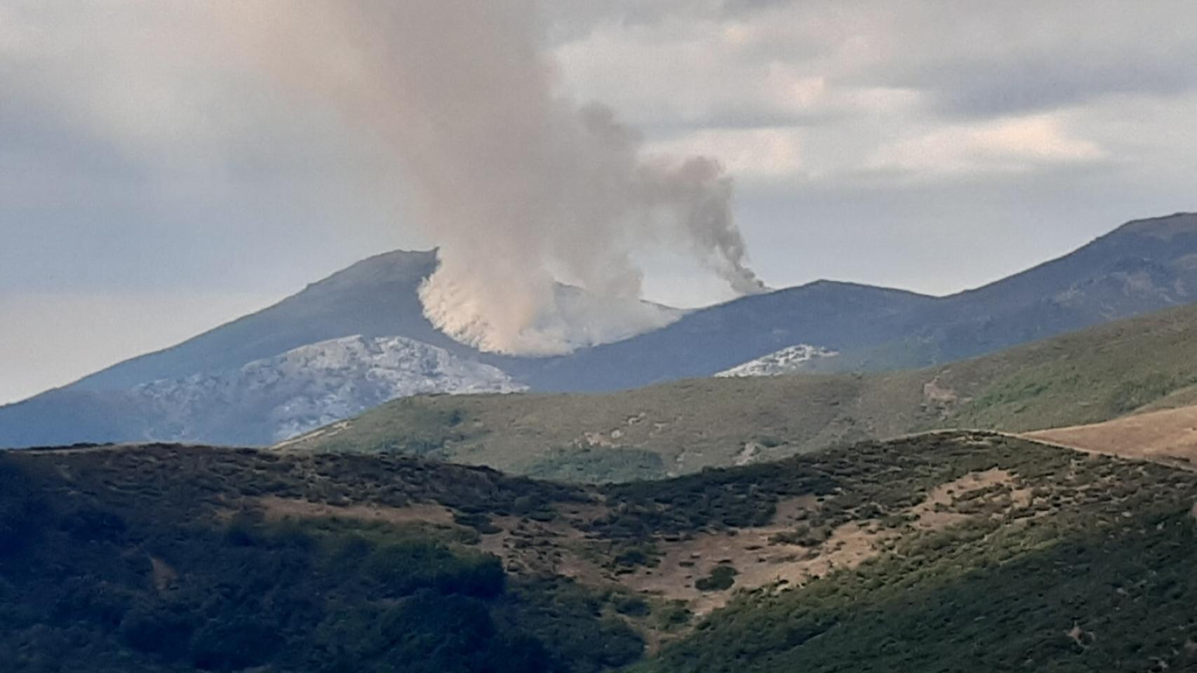 Incendio en Boca de Huérgano