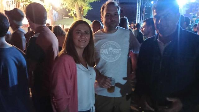 Virginia Barcones en el Boina Fest, en Arenillas (Soria)