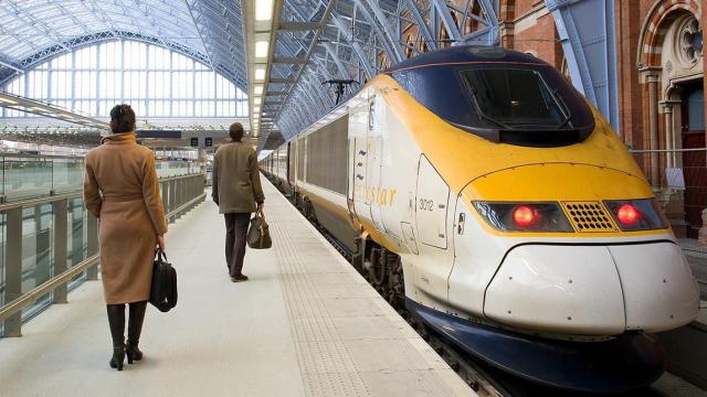 Un tren de Eurostar.