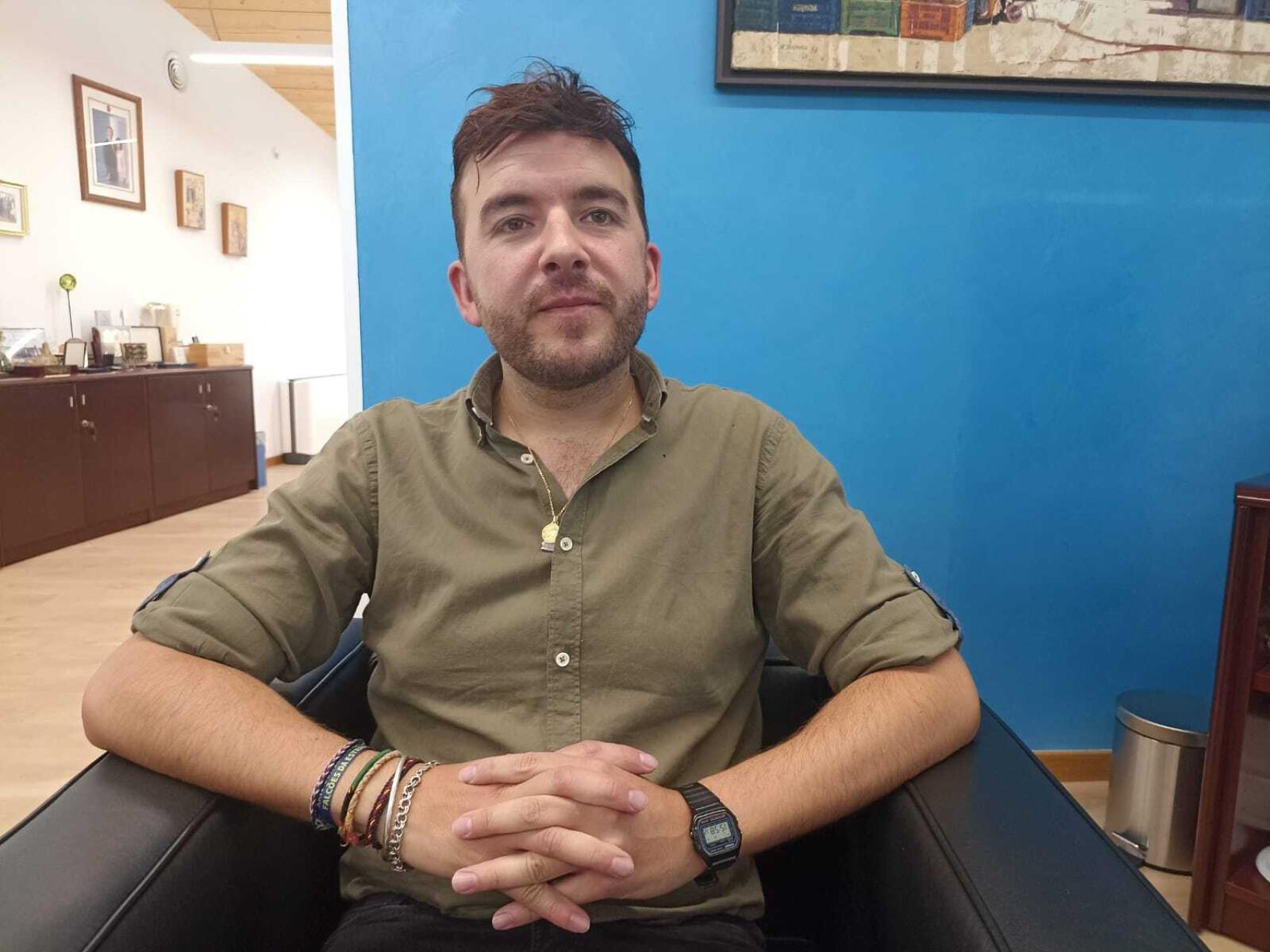 El concejal de Festejos de Guijuelo, Roberto Hernández Garabaya