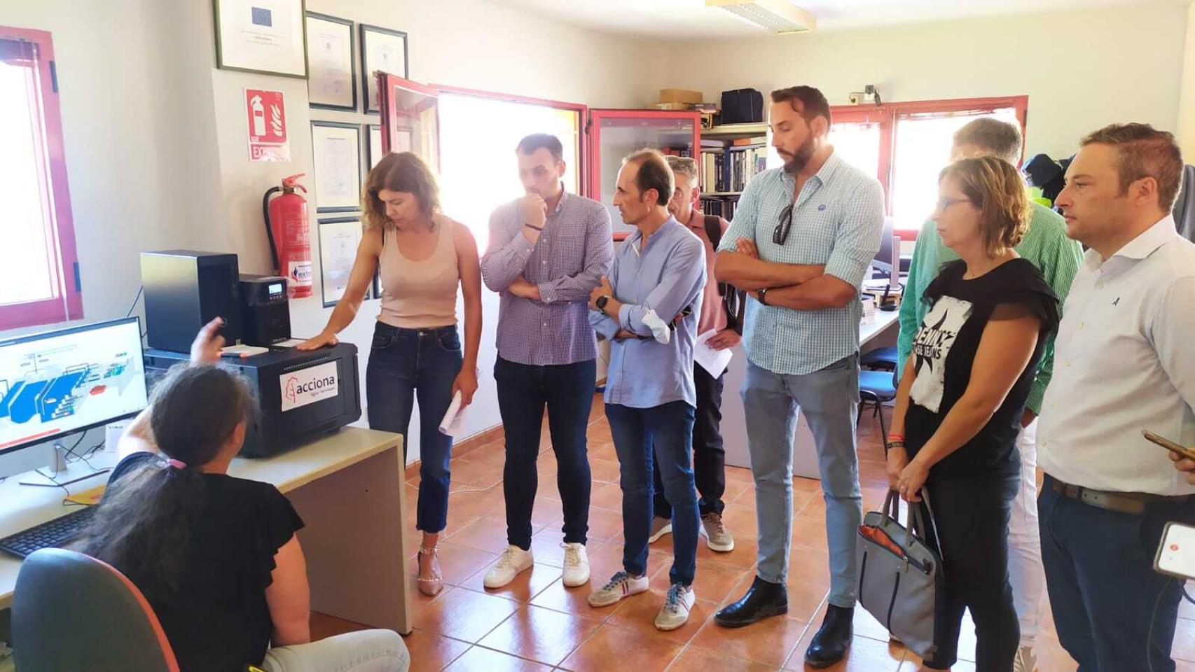 Clara San Damián visitando las actuaciones del Fondo de Cooperación Local en Toro