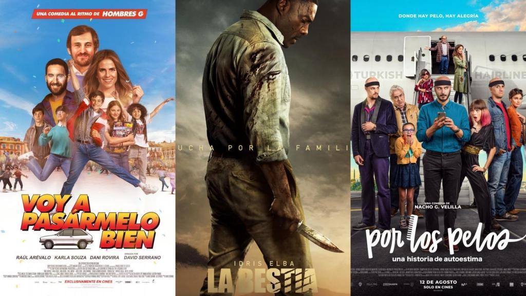 'Voy a pasármelo bien', 'La bestia' y 'Por los pelos' son algunos de los estrenos que llegan esta semana a los cines.