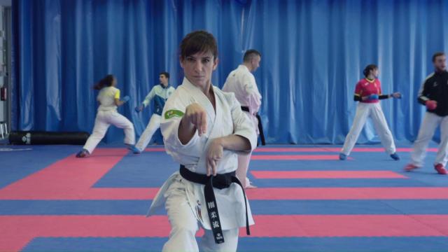Sandra Sánchez recibe de la mano de Ignacio Galán el diploma “Huella de Oro Iberdrola”