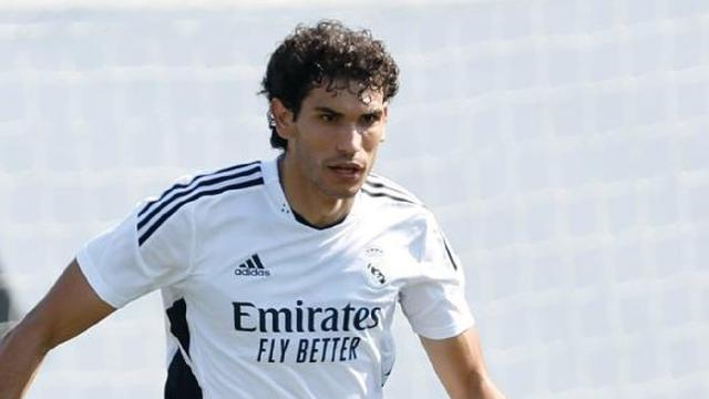Jesús Vallejo durante un entrenamiento.