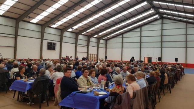 Fiesta de mayores de Boqueixón en su última edición en 2019