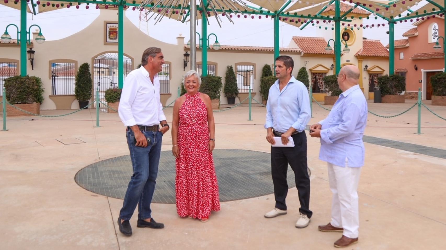 Teresa Porras, en la presentación del dispositivo de Limasam para la Feria de Málaga.