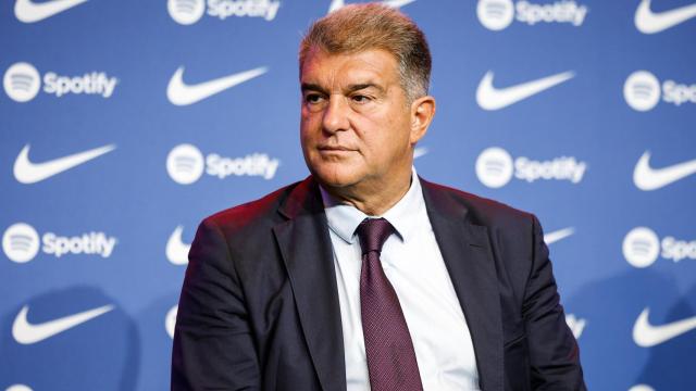 Joan Laporta, durante un acto del FC Barcelona