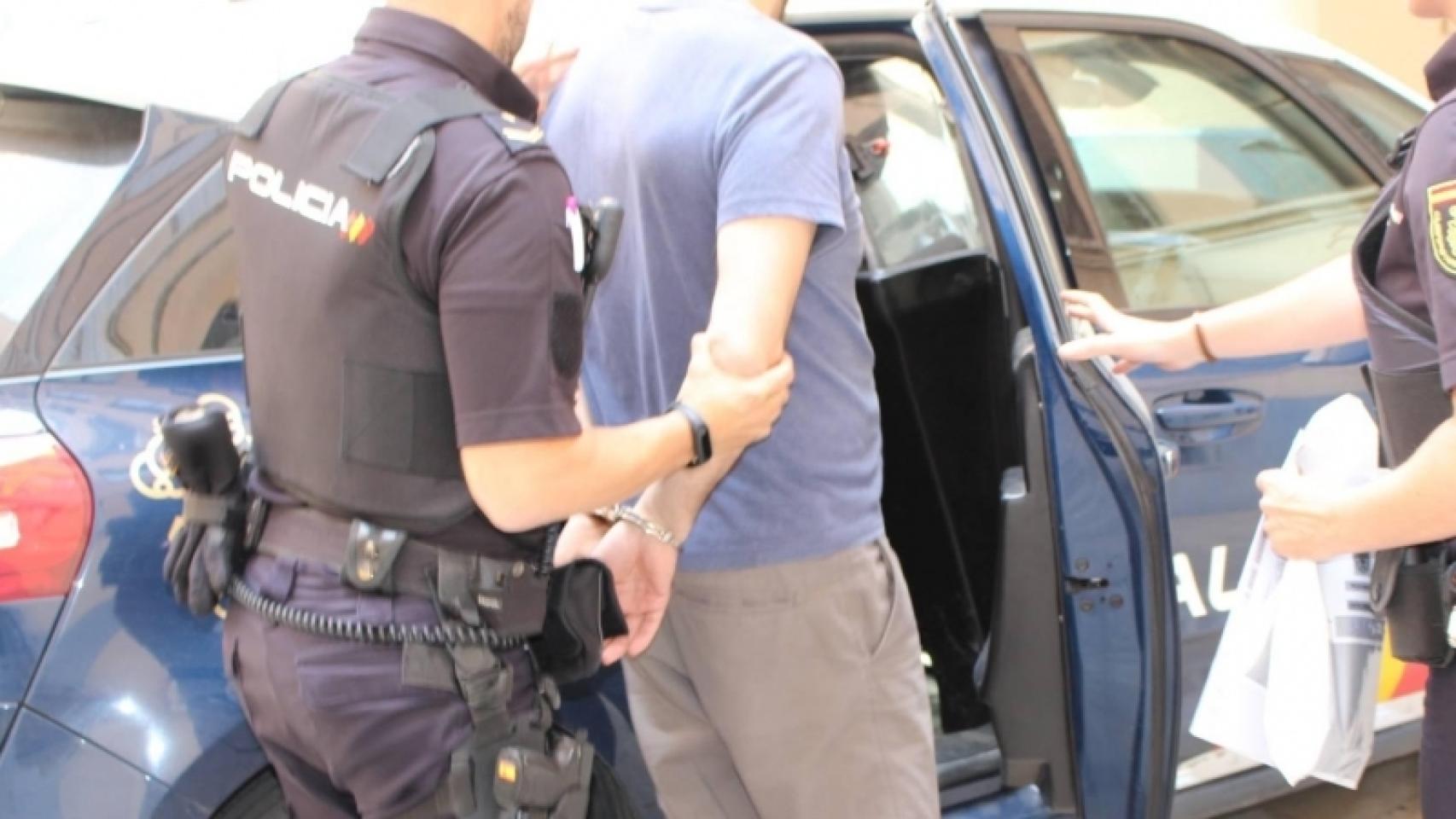 Imagen de archivo de un detenido en Burgos por un presunto delito de quebrantamiento de condena