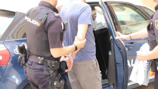 Imagen de archivo de un detenido en Burgos por un presunto delito de quebrantamiento de condena