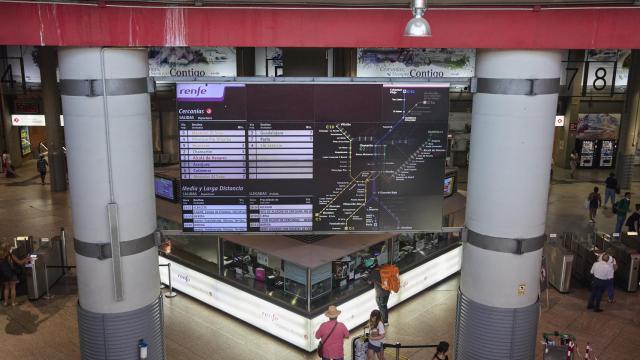 Vista general de la estación de Madrid-Atocha Cercanías