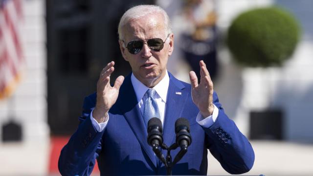 El presidente de Estados Unidos, Joe Biden, este martes en una comparecencia en la Casa Blanca.