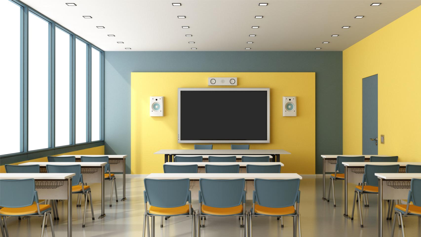 Aula en una imagen de archivo.