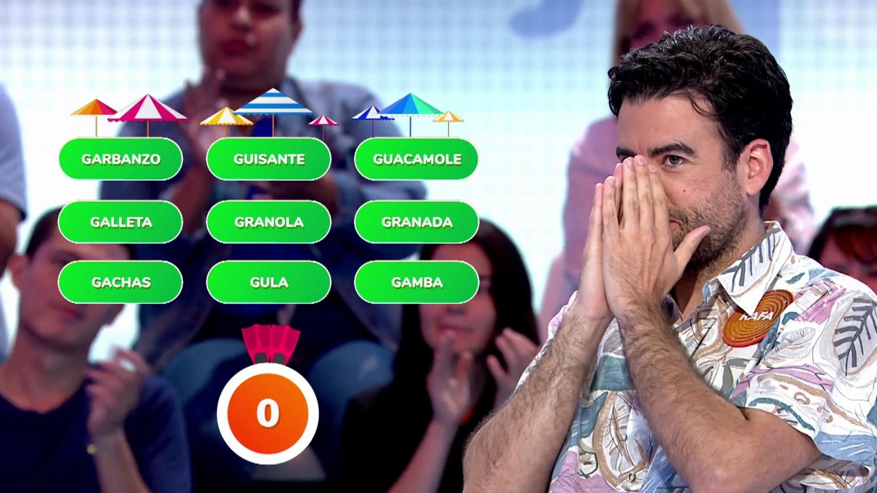 Rafa Castaño, en ‘Pasapalabra’