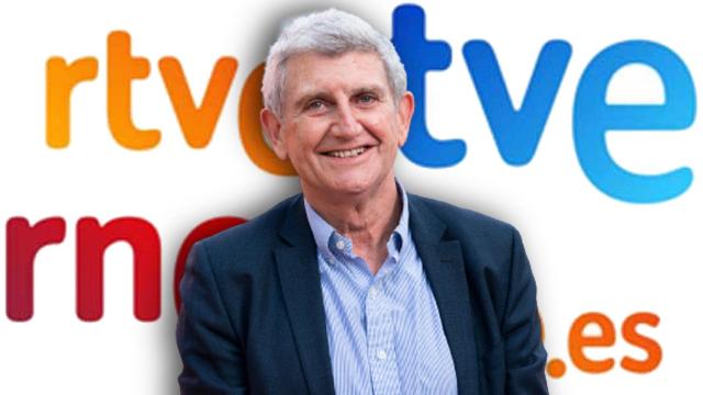 José Manuel Pérez Tornero, presidente de RTVE, en montaje de BLUPER.